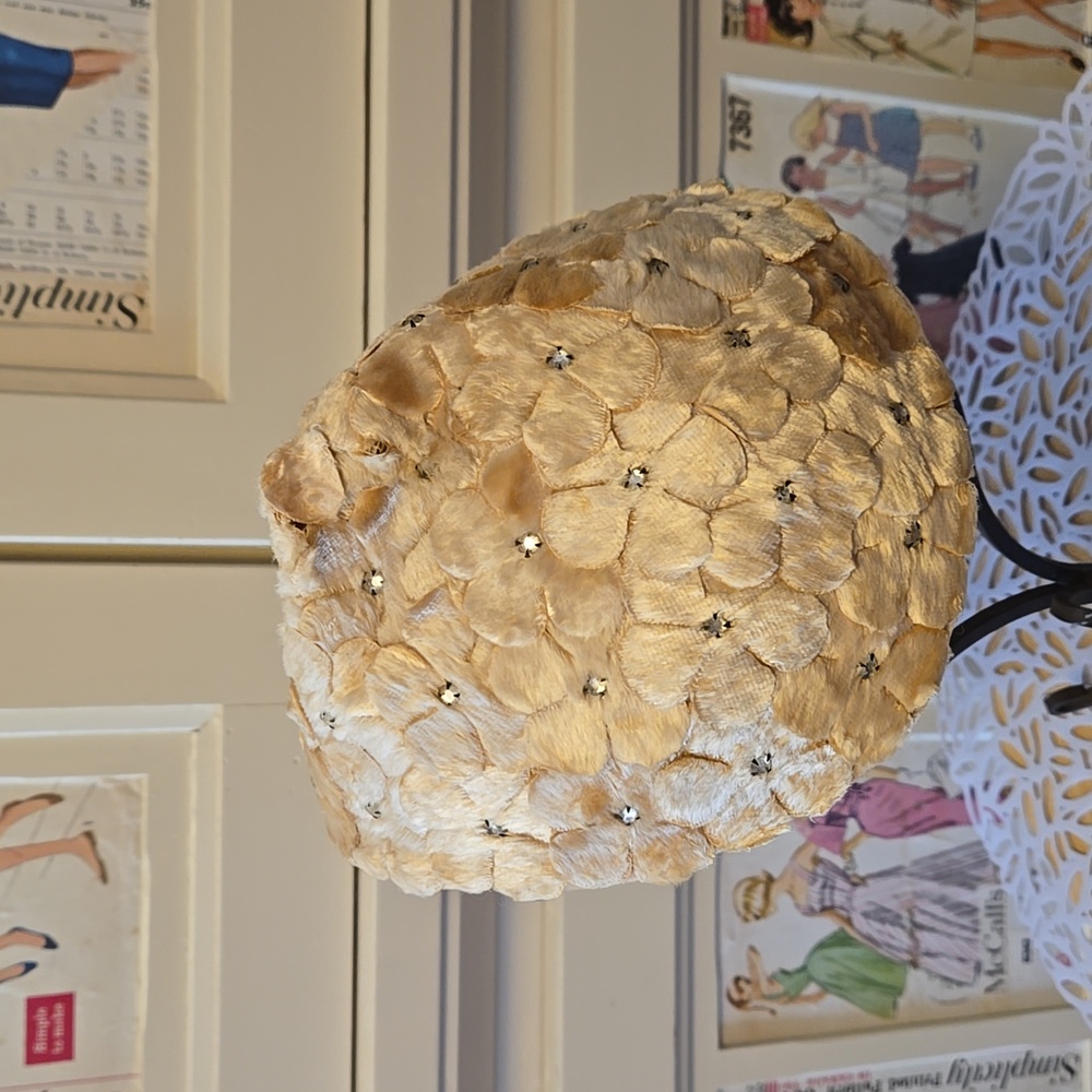 Vintage Cream Patchwork Beanie - image 4